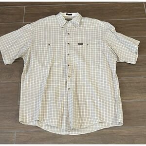 Browning Men's Short Sleeve Button-up Shirt XL With Pockets